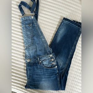 True Religion Katie cropped overalls